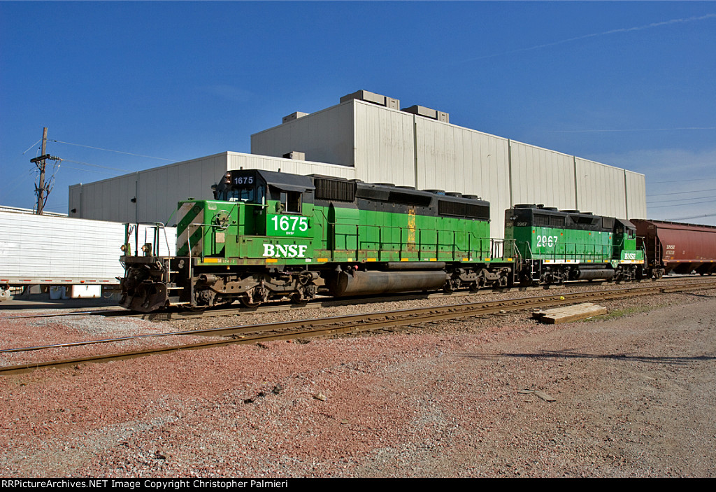 BNSF 1675 and BNSF 2967 Lead L-NEB6161-25I
